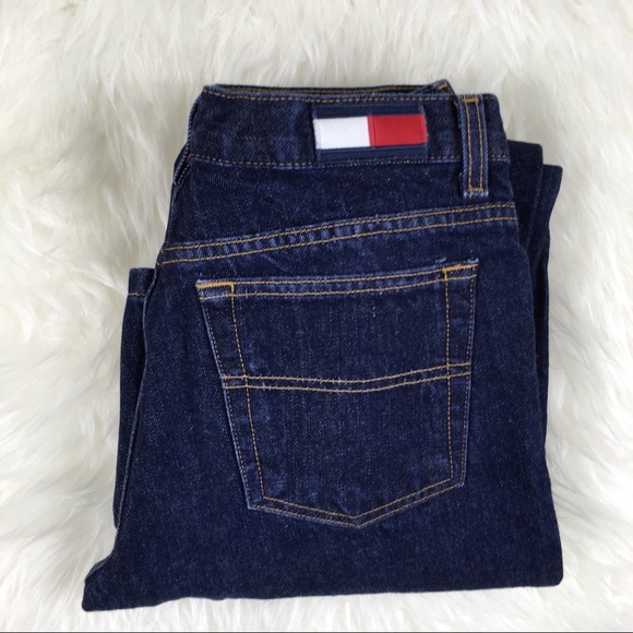 Tommy Hilfiger Dark Wash Wide Leg Tommy Jeans - Picture 1 of 8
